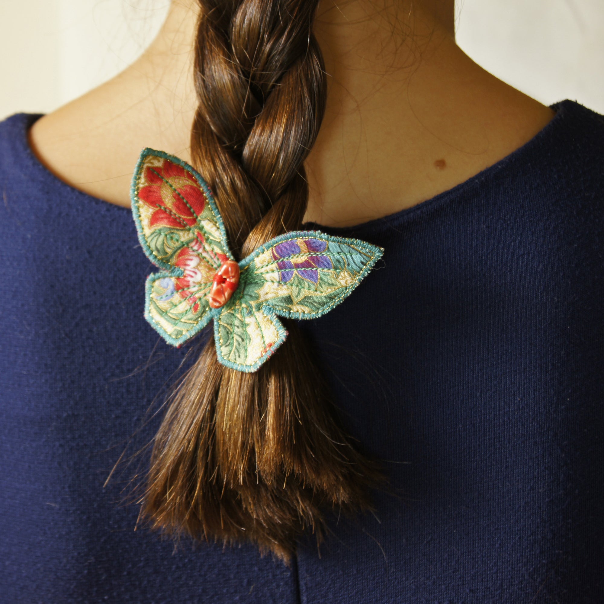 Butterfly Hair Clips Japanese Cotton