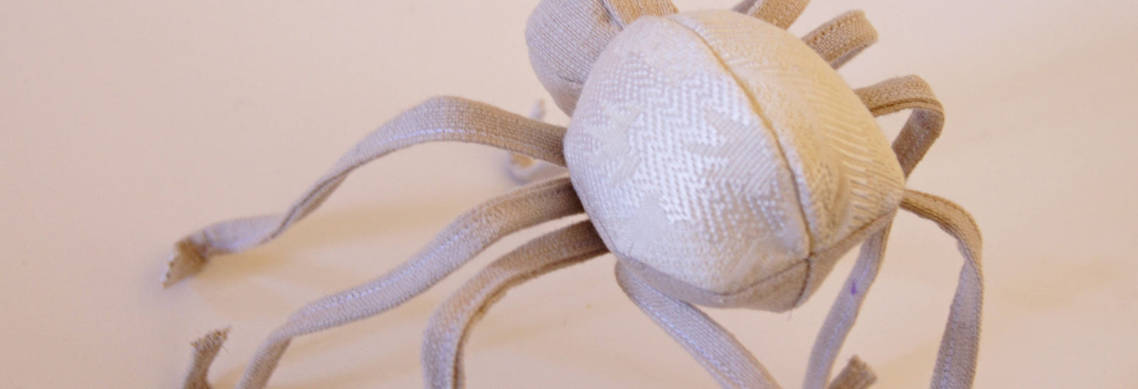 White Fabric Spider