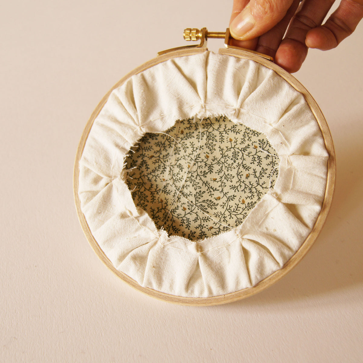 Embroidered Hoop Art Clearwing Tiger Moth Entomology Home Decor