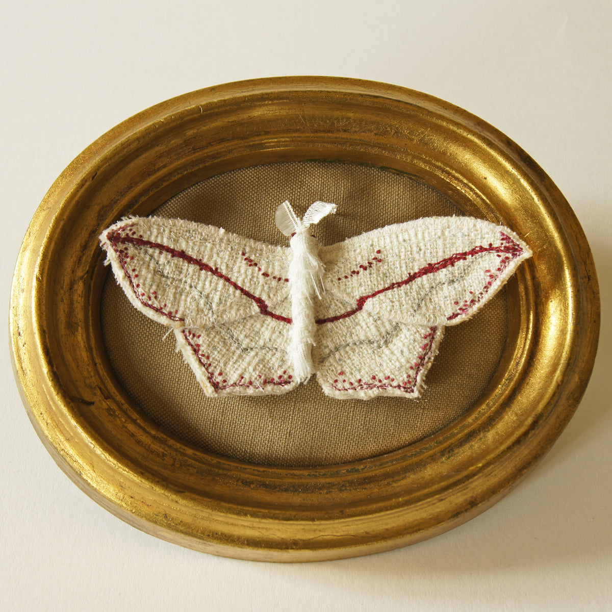 Blood Vein moth brooch