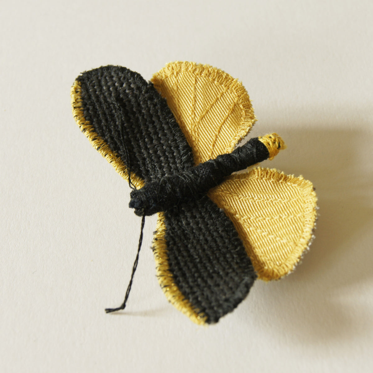 Common Footman Tiger Moth Brooch Entomology Jewelry