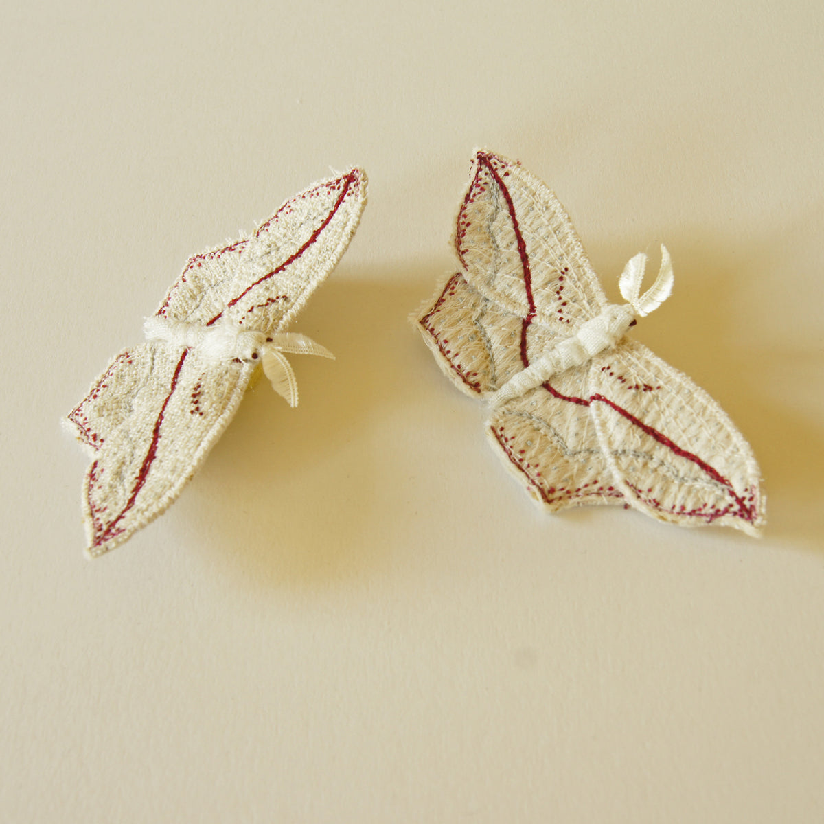 Blood Vein moth brooch