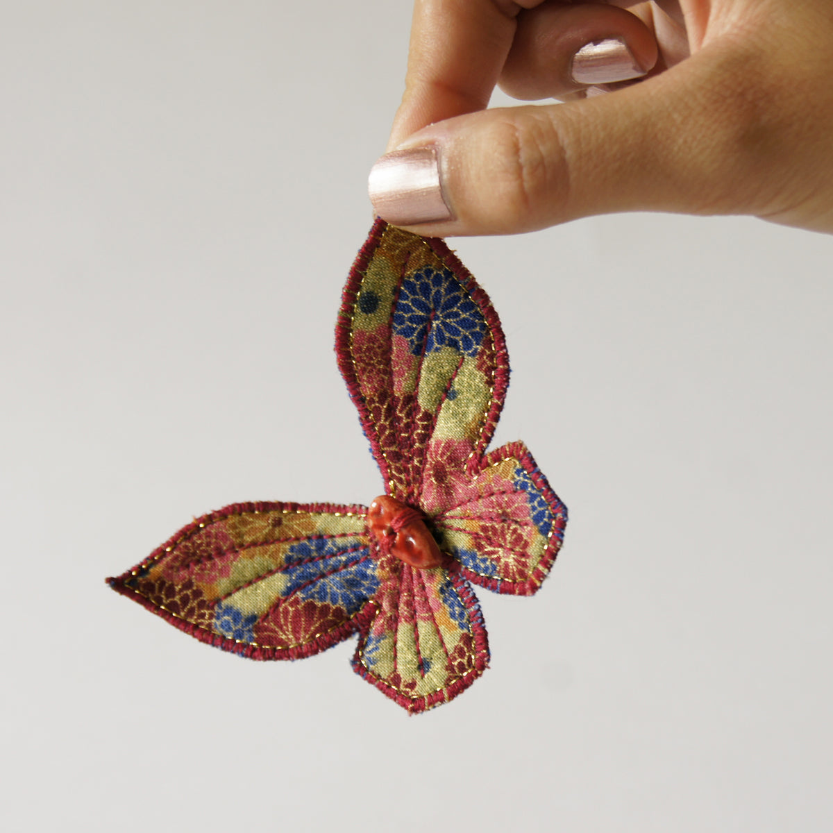 Butterfly Hair Clips Japanese Cotton