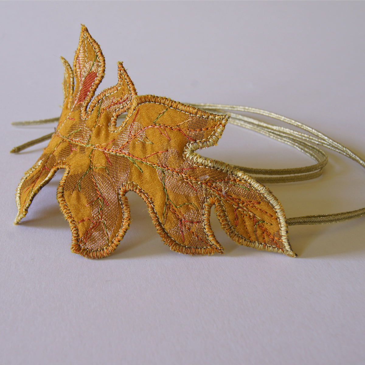 Acanthus Leaf Bun Wrap Botanical Hair Accessory