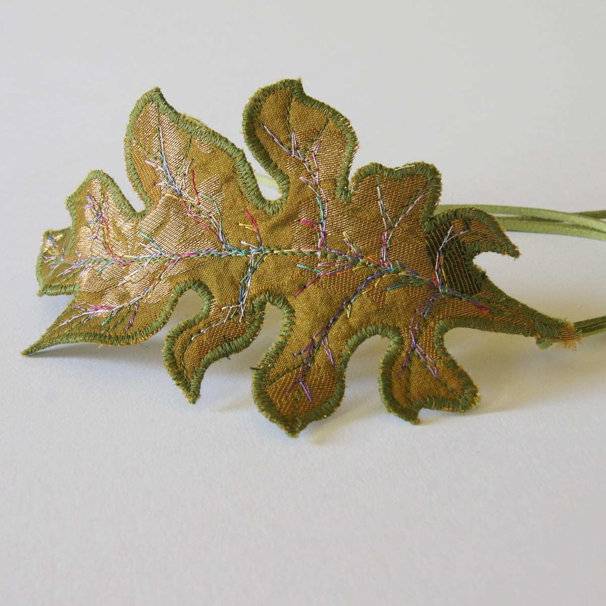 Acanthus Leaf Bun Wrap Botanical Hair Accessory