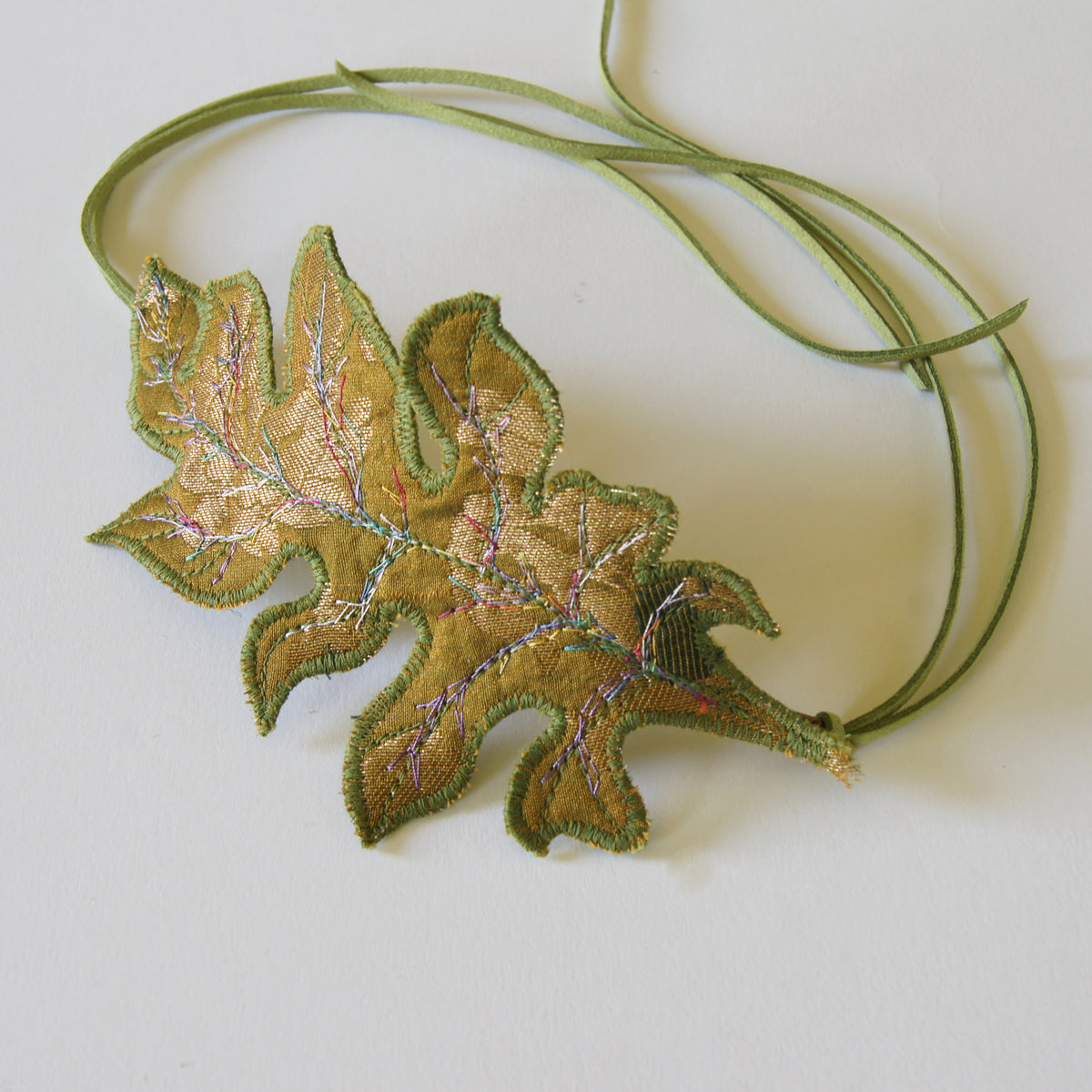 Acanthus Leaf Bun Wrap Botanical Hair Accessory