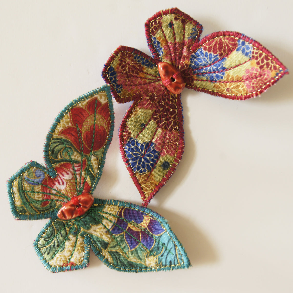 Butterfly Hair Clips Japanese Cotton