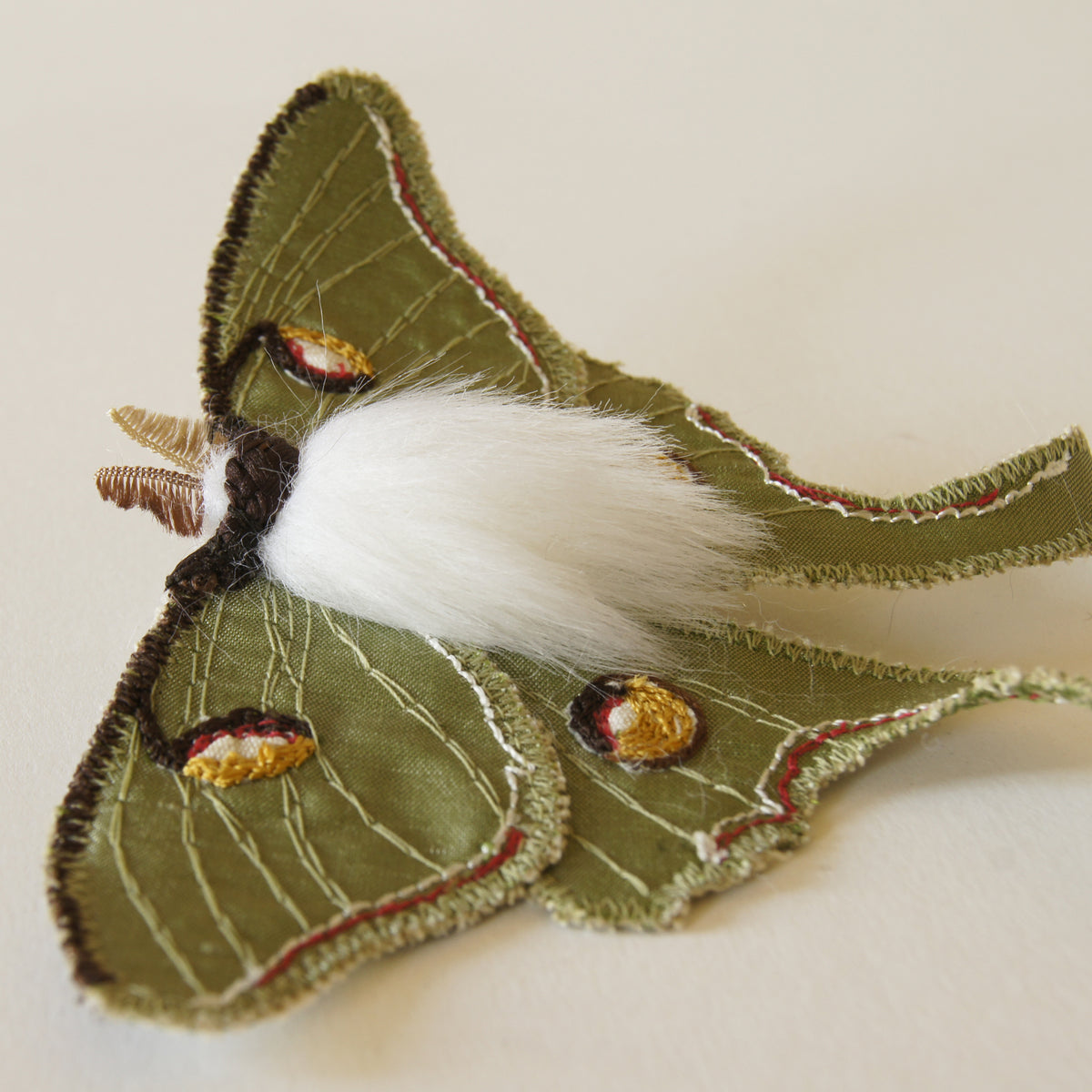 Luna Moth Brooch Entomology Jewelry Last one