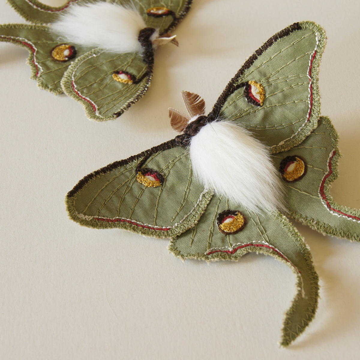 Luna Moth Brooch Entomology Jewelry Last one