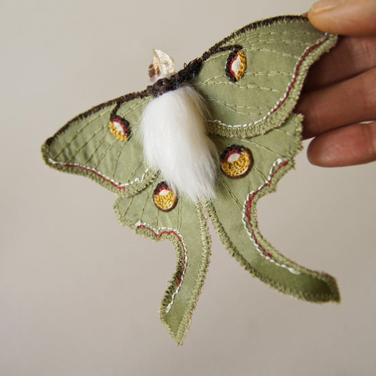 Luna Moth Brooch Entomology Jewelry Last one