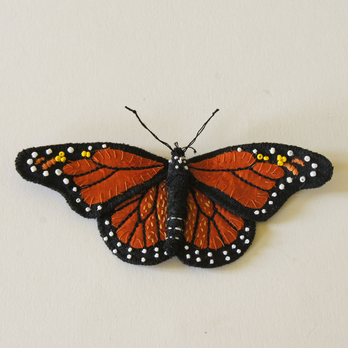 Monarch Butterfly Brooch Entomology Jewelry