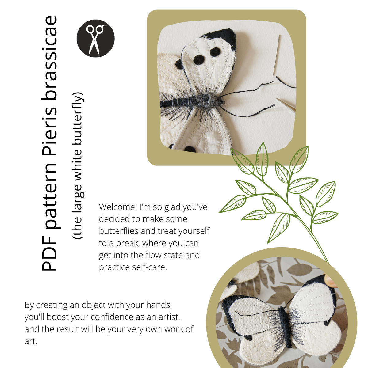 Pierrettte Butterfly PDF pattern &amp; tutorial