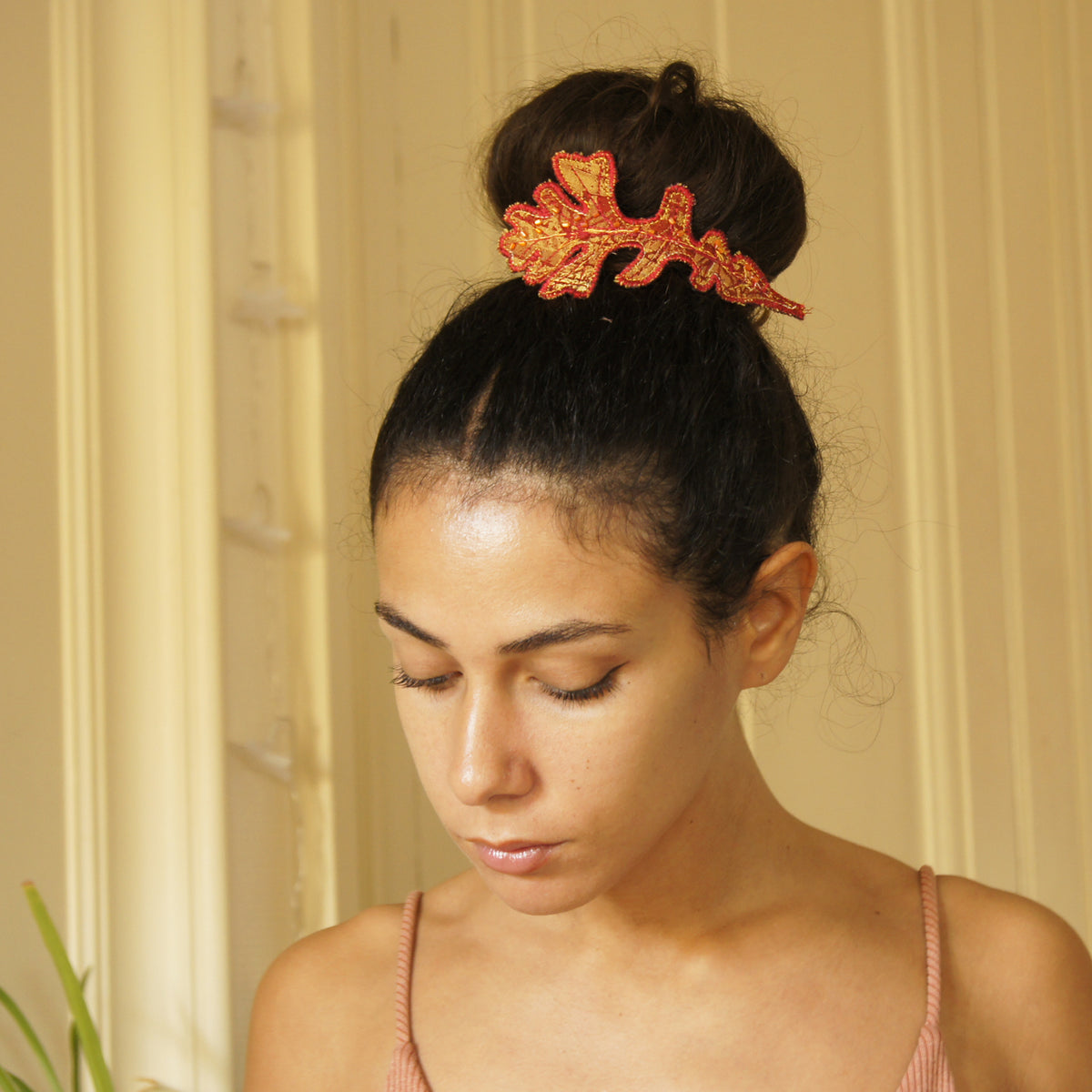 Red Oak leaf bun wrap