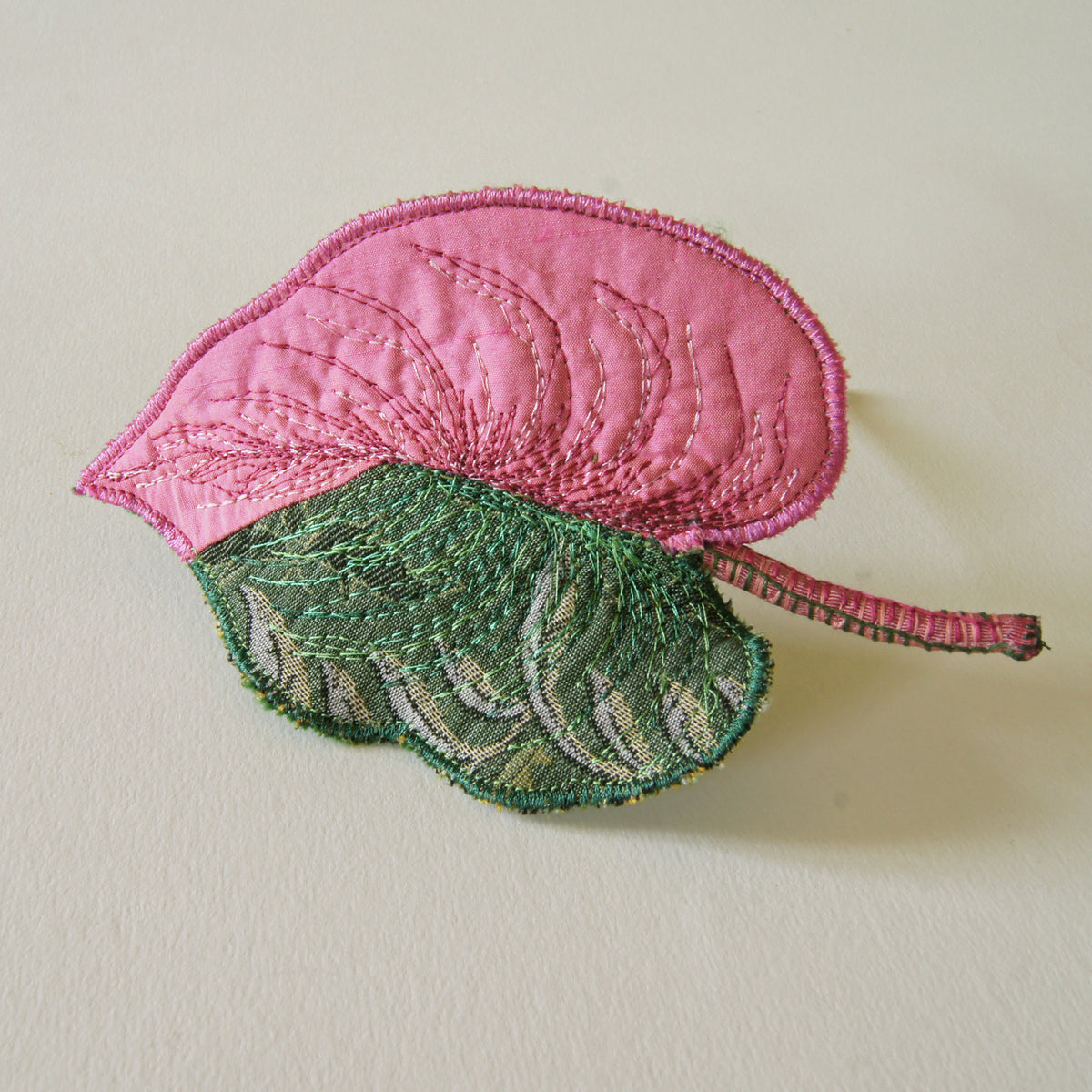Pink Princess Philodendron Headband, Botanical Fascinator
