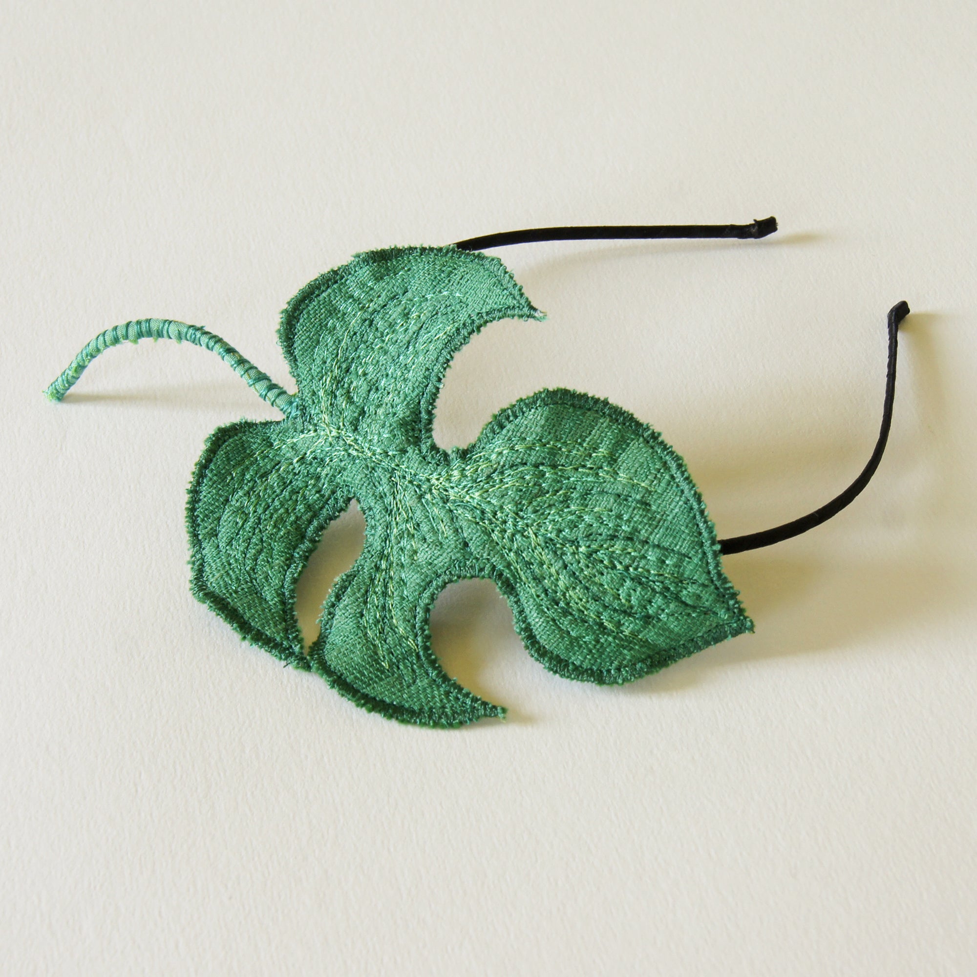 Rhaphidophora tetrasperma Headband, Tropical Leaf Fascinator