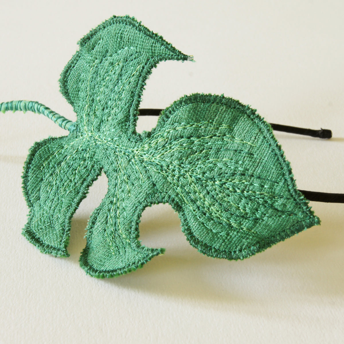 Rhaphidophora tetrasperma Headband, Tropical Leaf Fascinator