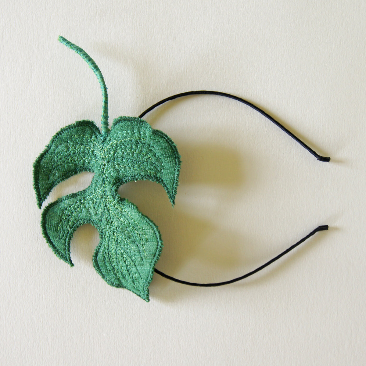 Rhaphidophora tetrasperma Headband, Tropical Leaf Fascinator