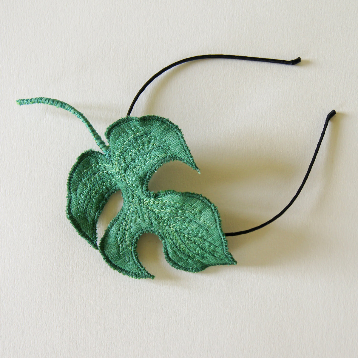 Rhaphidophora tetrasperma Headband, Tropical Leaf Fascinator