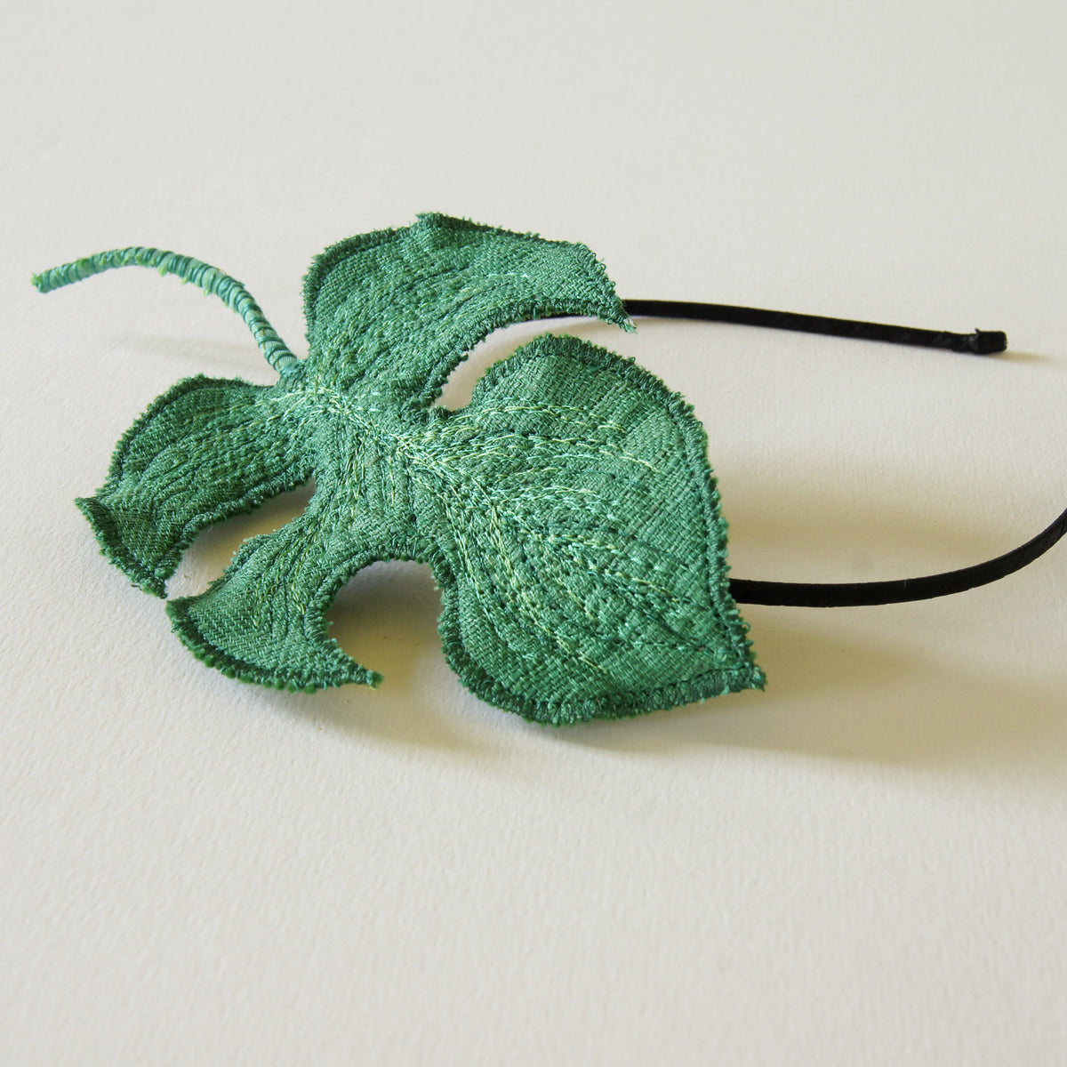Rhaphidophora tetrasperma Headband, Tropical Leaf Fascinator