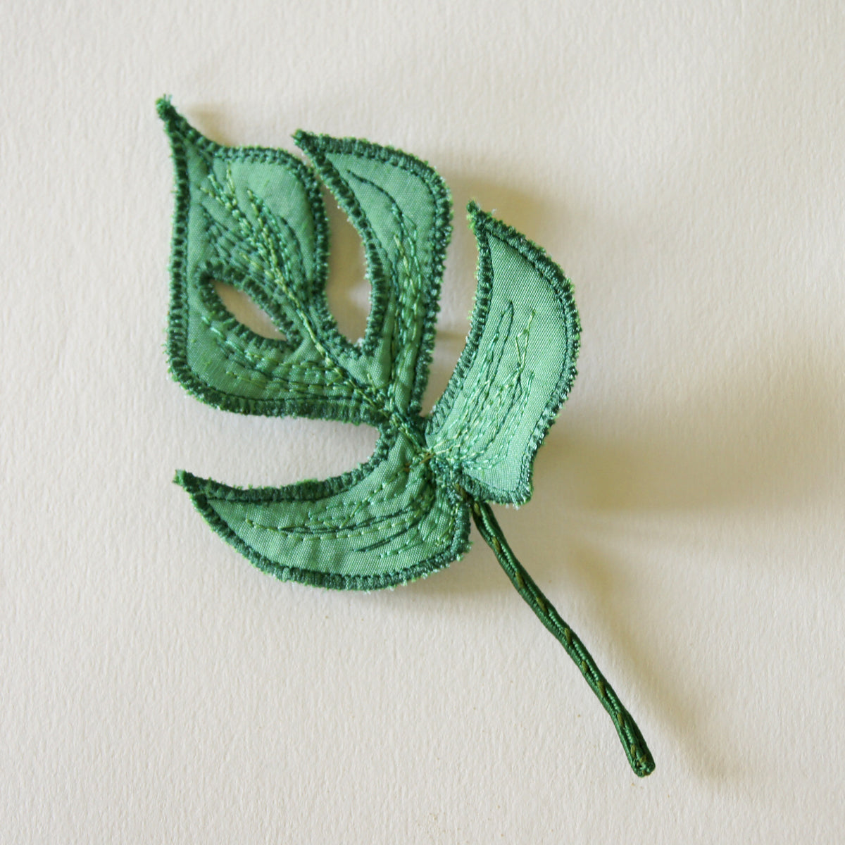 Rhaphidophora tetrasperma Brooch, Botanical Pin